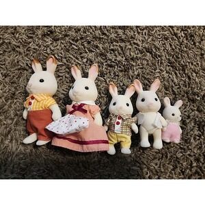 Sylvanian Families Chocolate Family Fraiser Teri Coco Freya Calico Critters 2007